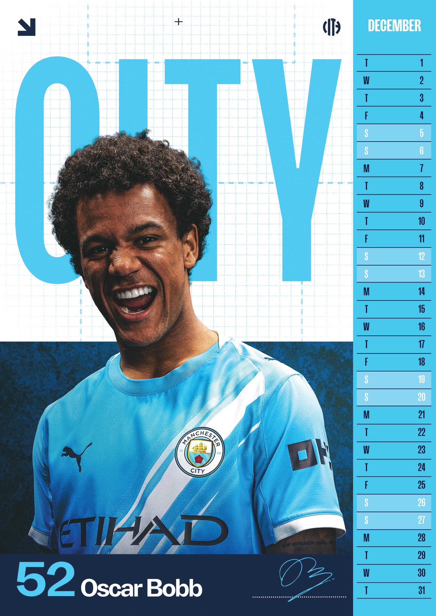 Kalender 2026 Da Manchester City A3