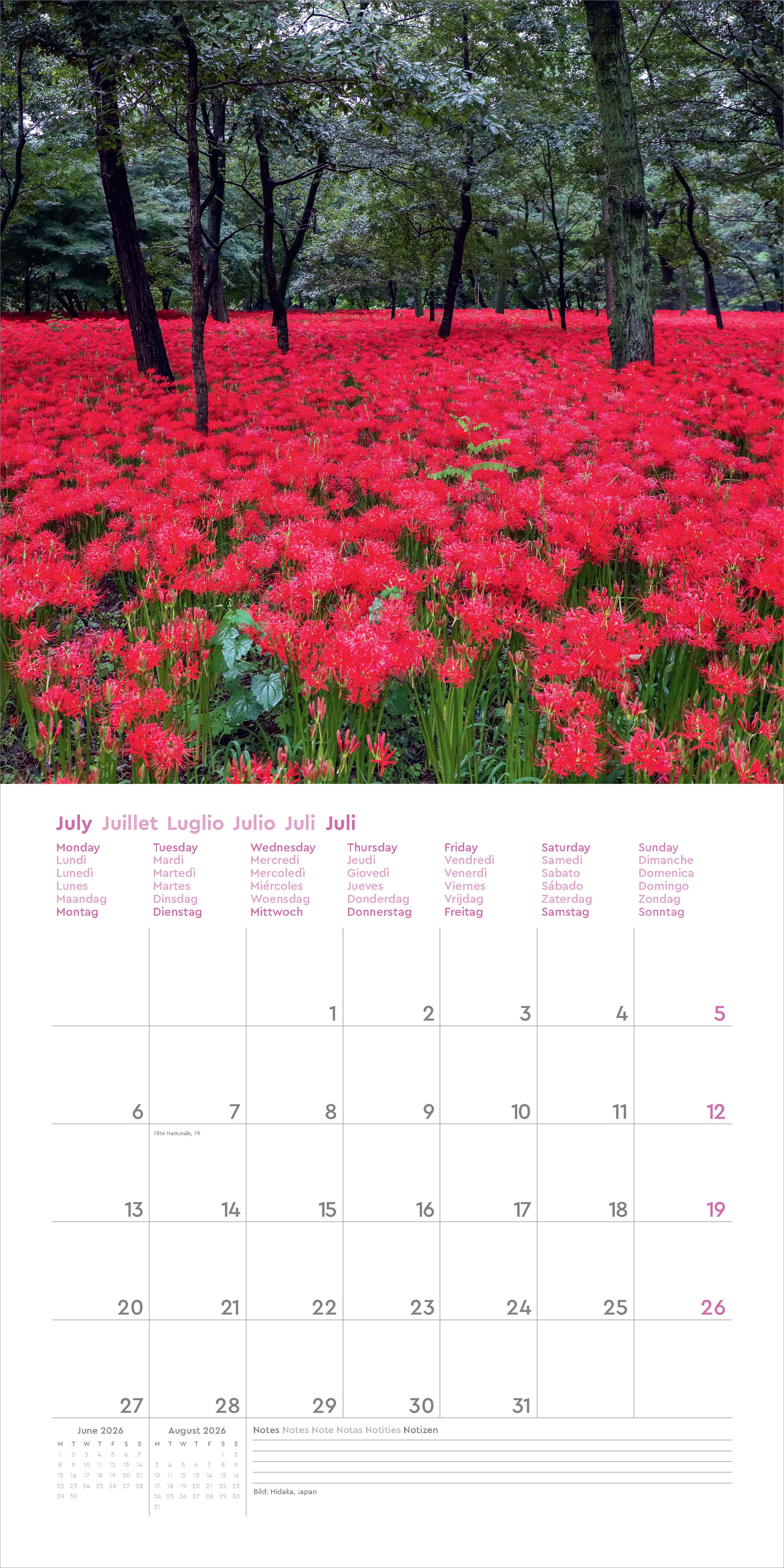 Kalender 2026 30x30 Blossomed