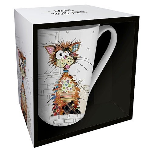 Krus XL 435ml Katt brun