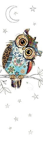 Bokmerke Bug Art ugle - 5x17cm
