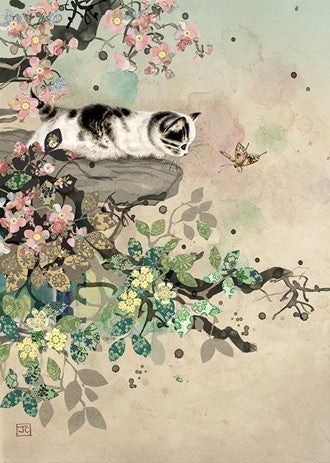 Kort 167x118 Paper og foil Kitten Ledge