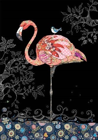 Doble kort 167x118 Jewels  Pink Flamingo