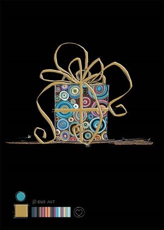 Doble kort 167x118 Jewels  Gift