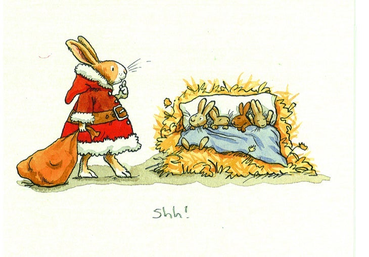 Julekort Two Bad Mice, Shh!