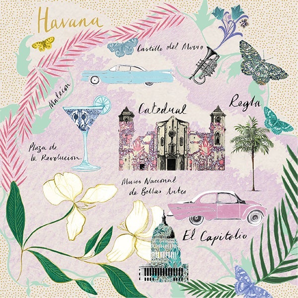 Kort Cityscapes Havana