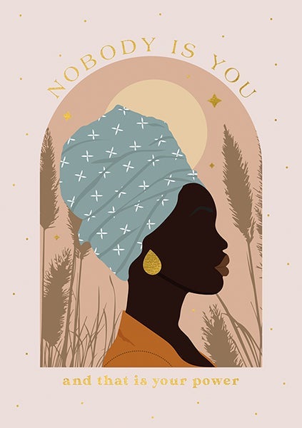 Kort Fierce Fabulous Nobody Is You