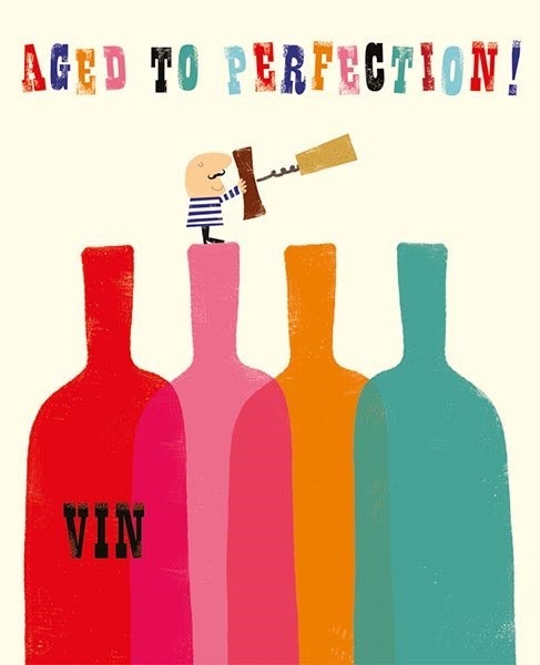 Dobbelt kort 14x17 Ink Press Aged to Perfection