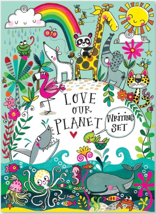 Brevsett med klistremerker Love Our Planet