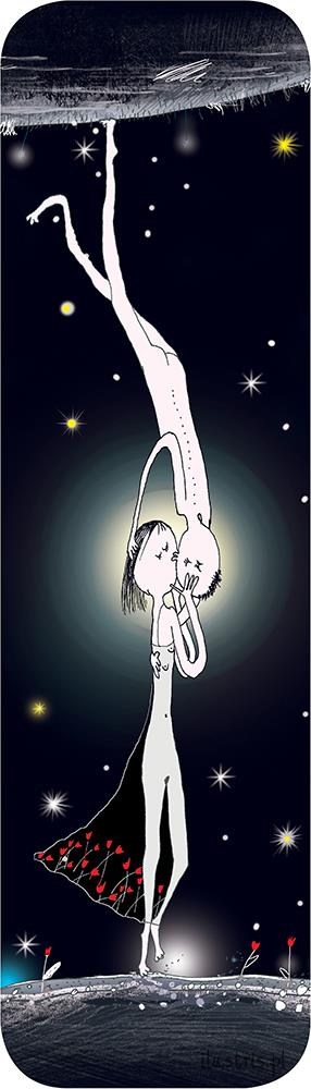 Bokmerke 6x21 Ilustris mellom to kloder