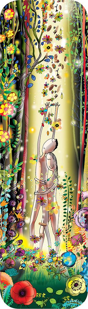 Bokmerke 6x21 Ilustris Adam og Eva