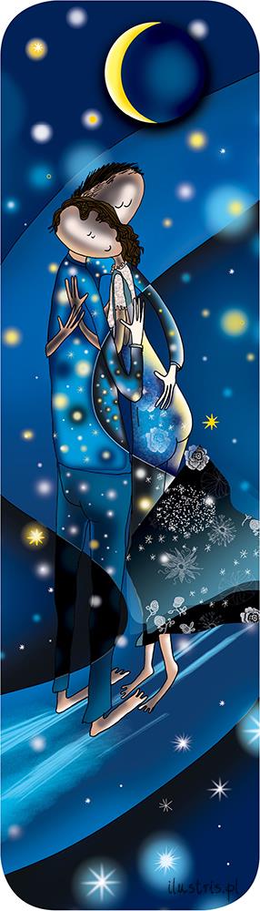 Bokmerke 6x21 Ilustris par blant stjerner