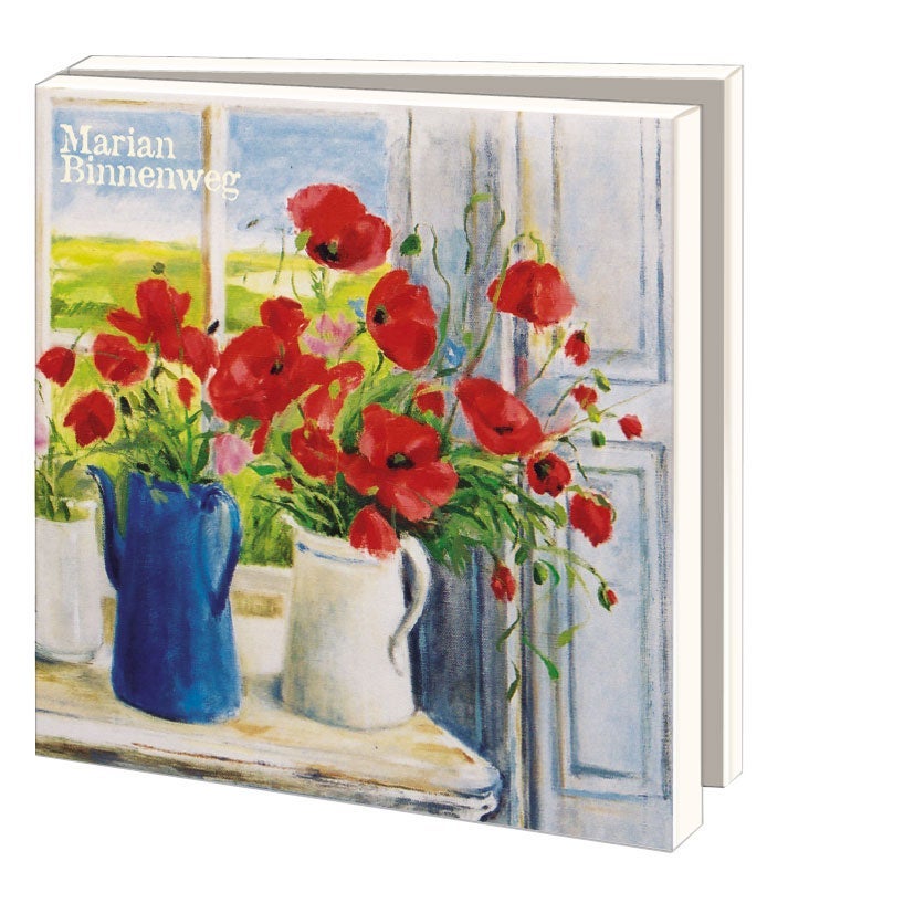 Kortmappe 145x145 Marian Binnenweg blomster