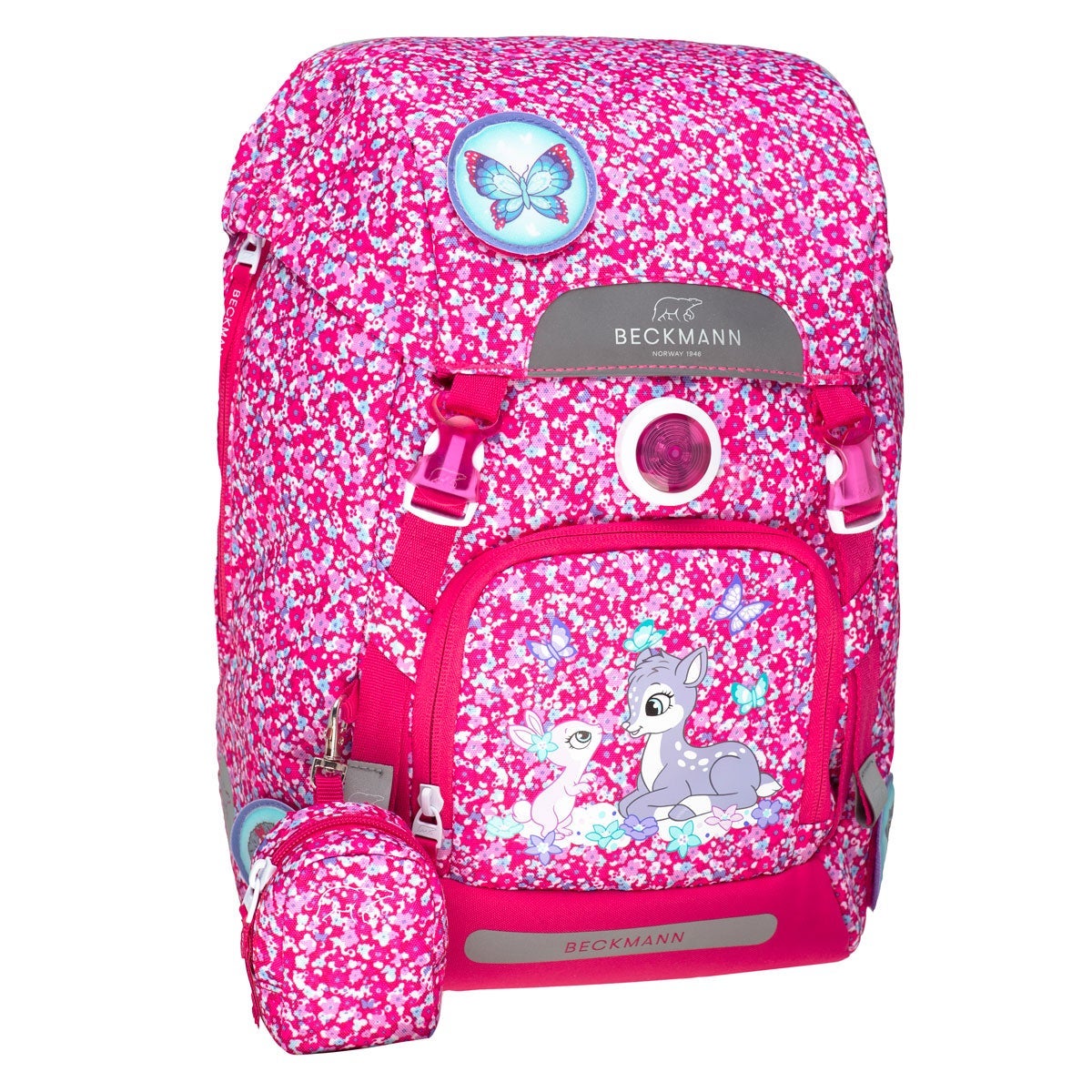 Skolesekk 1.kl Forest Friends 22L Beckmann - Beckmann