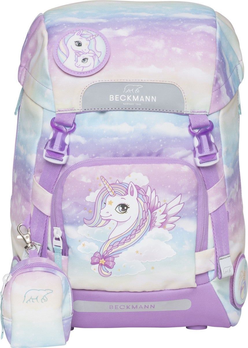 Skolesekk 1.kl Unicorn Classic 22L - Beckmann