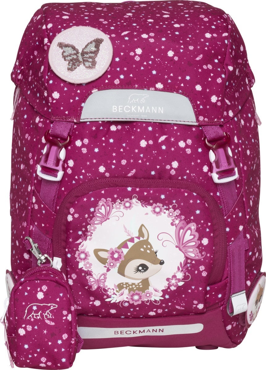 Skolesekk 1.kl Forest Deer Classic 22L - Beckmann
