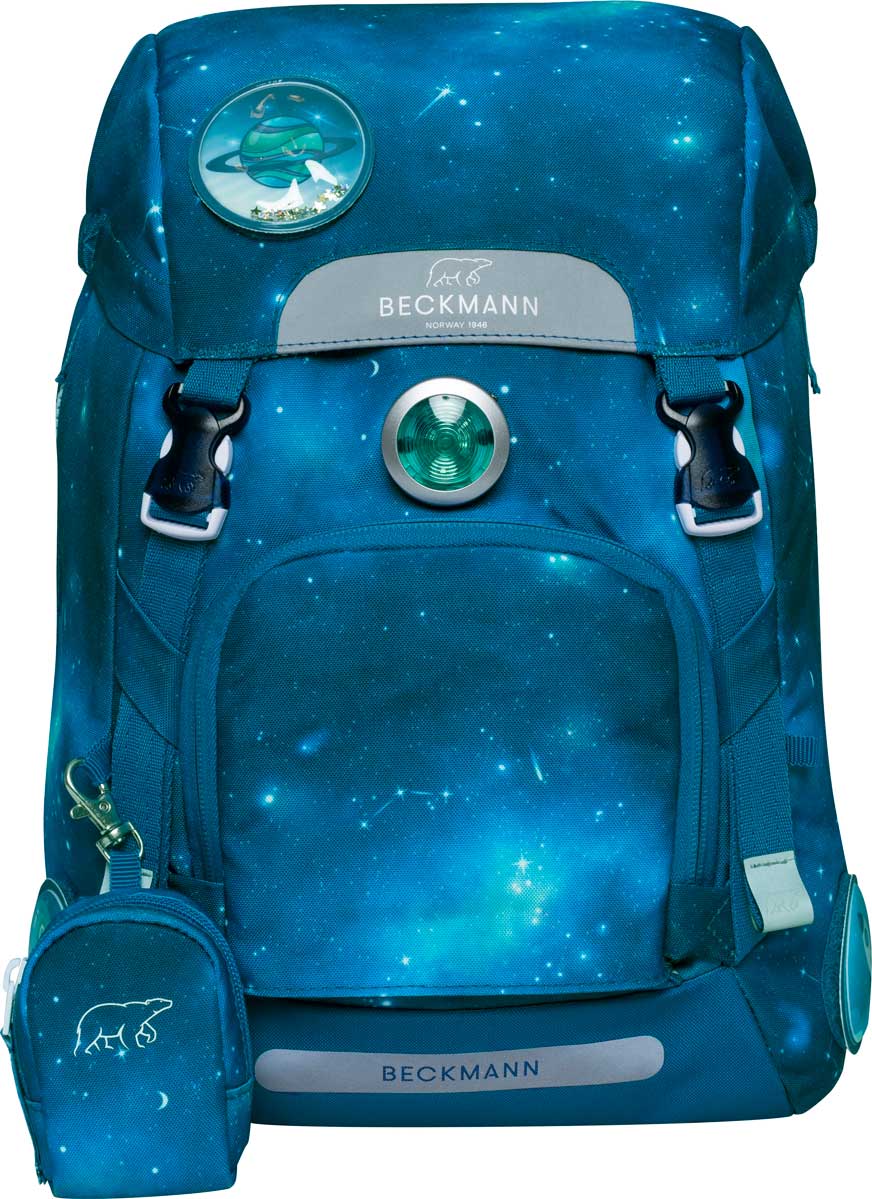 Skolesekk 1.kl Galaxy 22L Beckmann