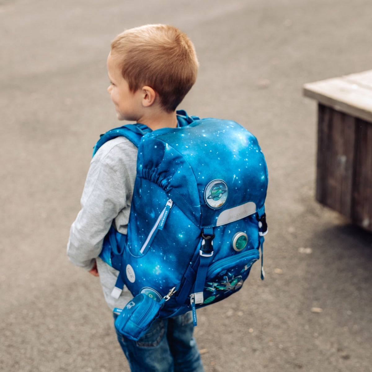 Skolesekk 1.kl Galaxy 22L Beckmann