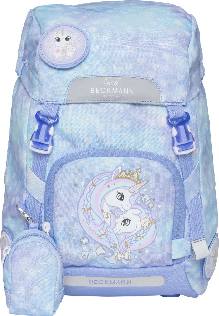 Skolesekk 1.kl Unicorn Princess Ice Classic 22L