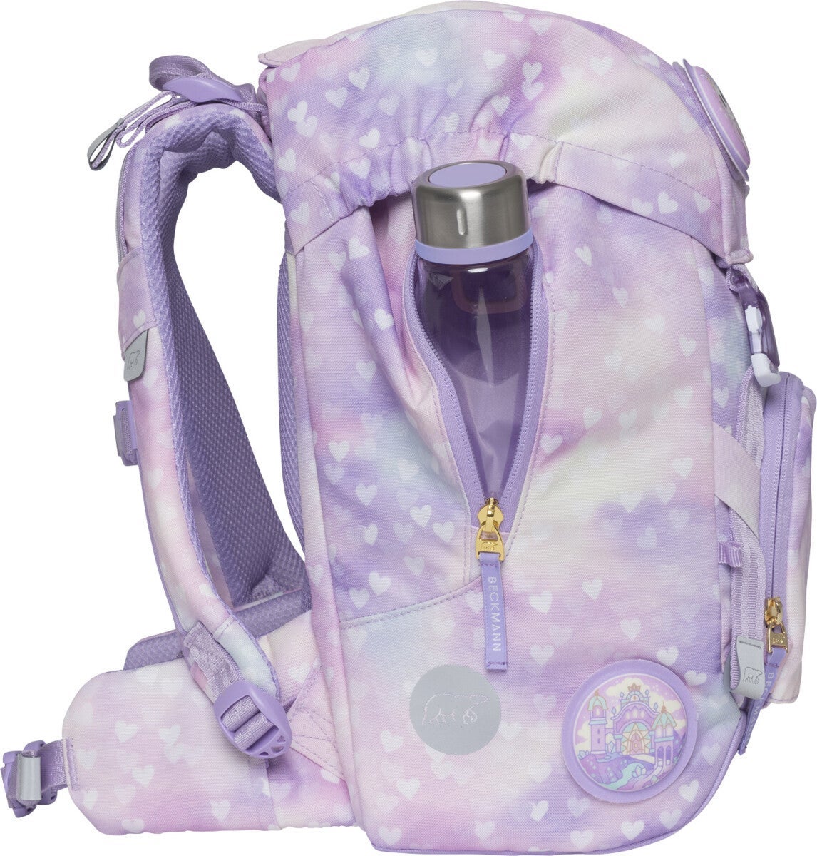 Skolesekk 1.kl Unicorn Princess Purple Classic 22L