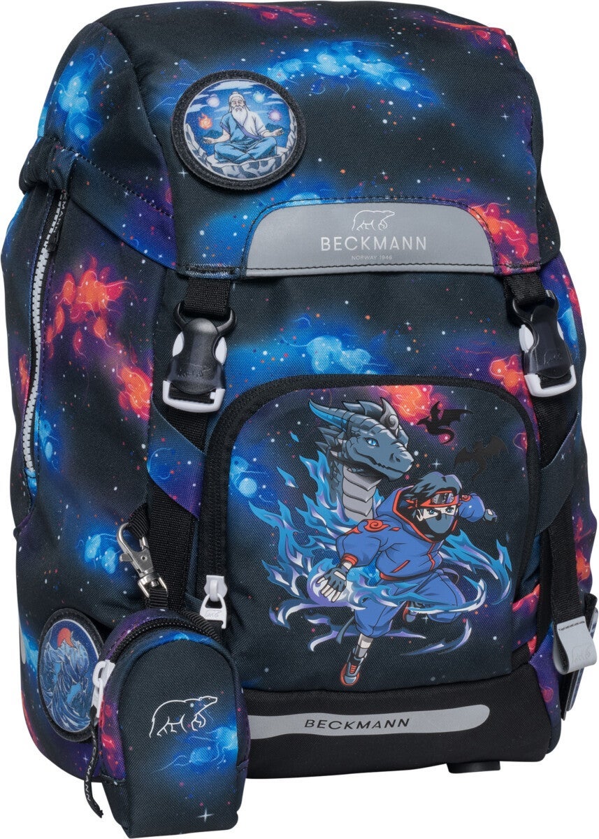 Skolesekk 1.kl Ninja Elements Classic 22L