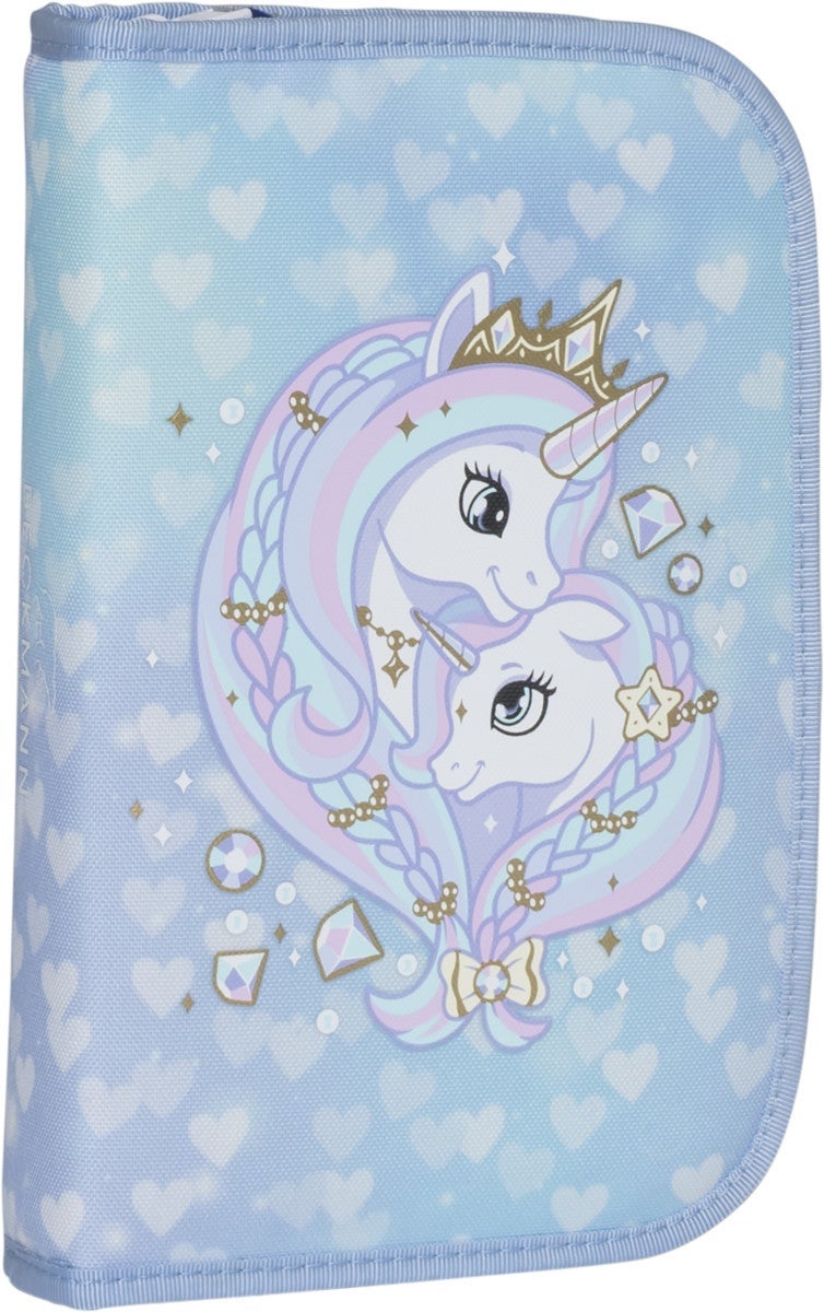 Pennal Unicorn Princess Ice Blue Ettlags m/innhold - Beckmann