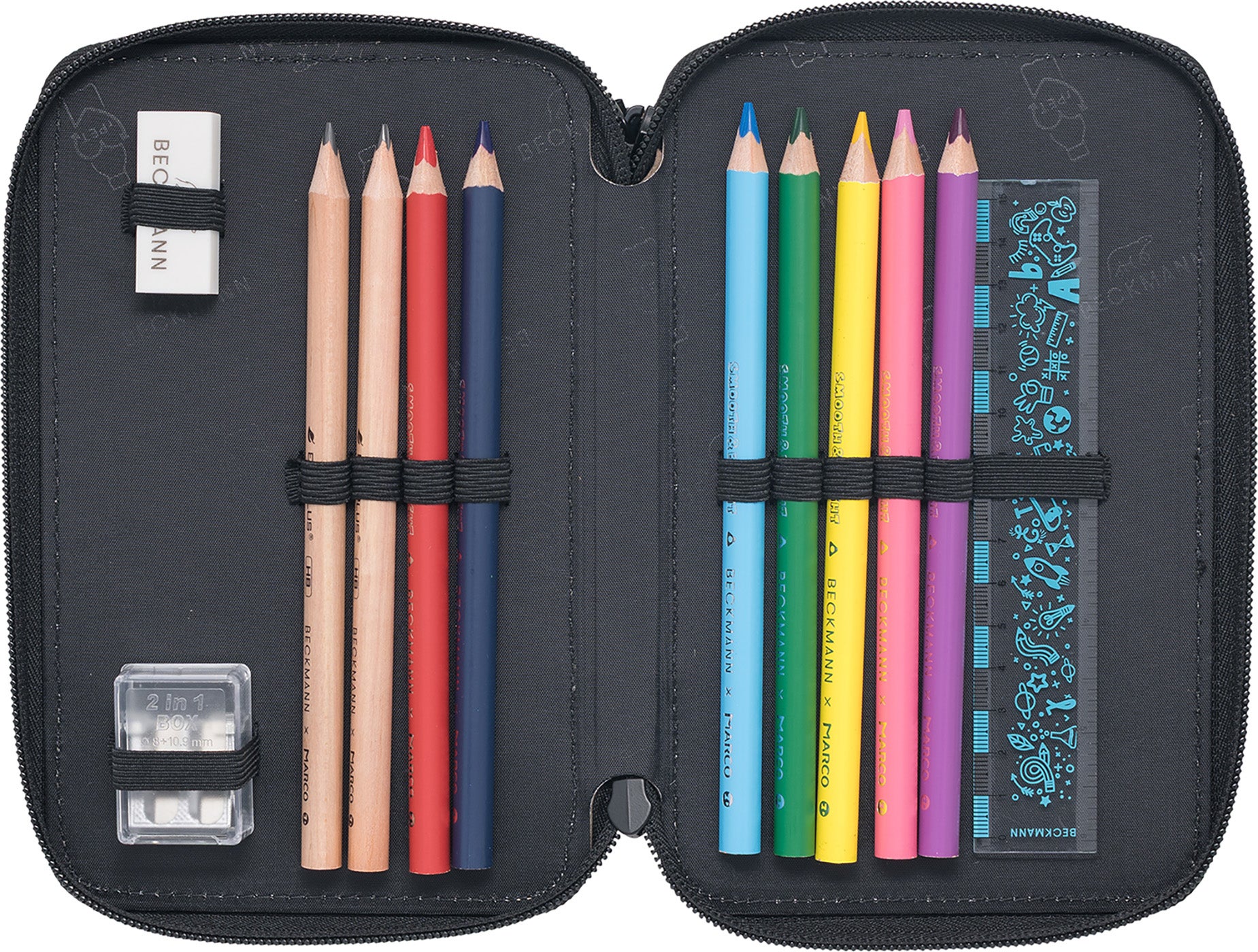 Pennal Pixel Trelags m/innhold Beckmann