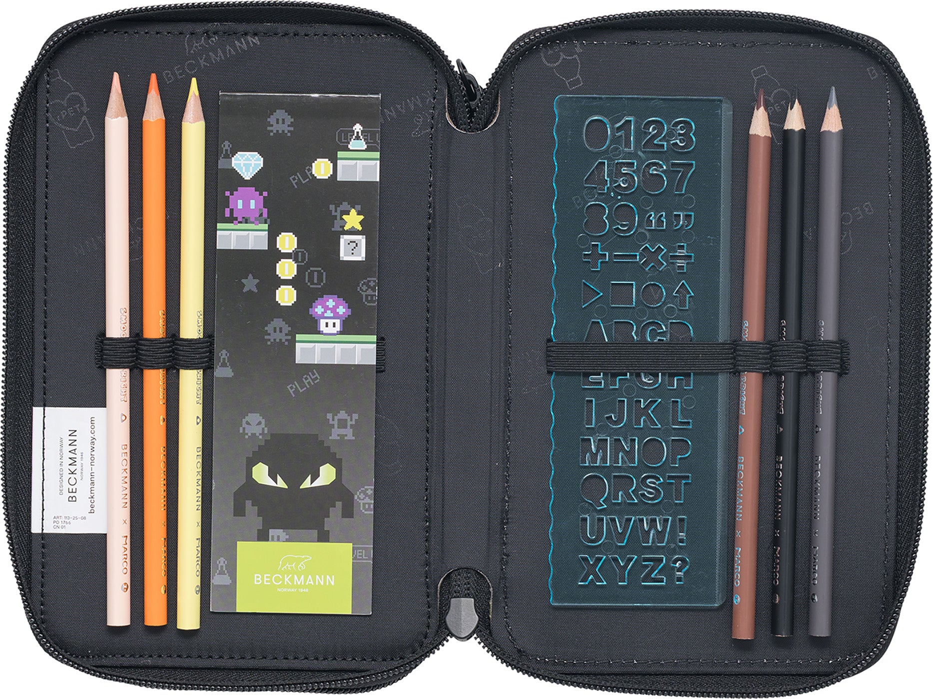 Pennal Pixel Trelags m/innhold Beckmann