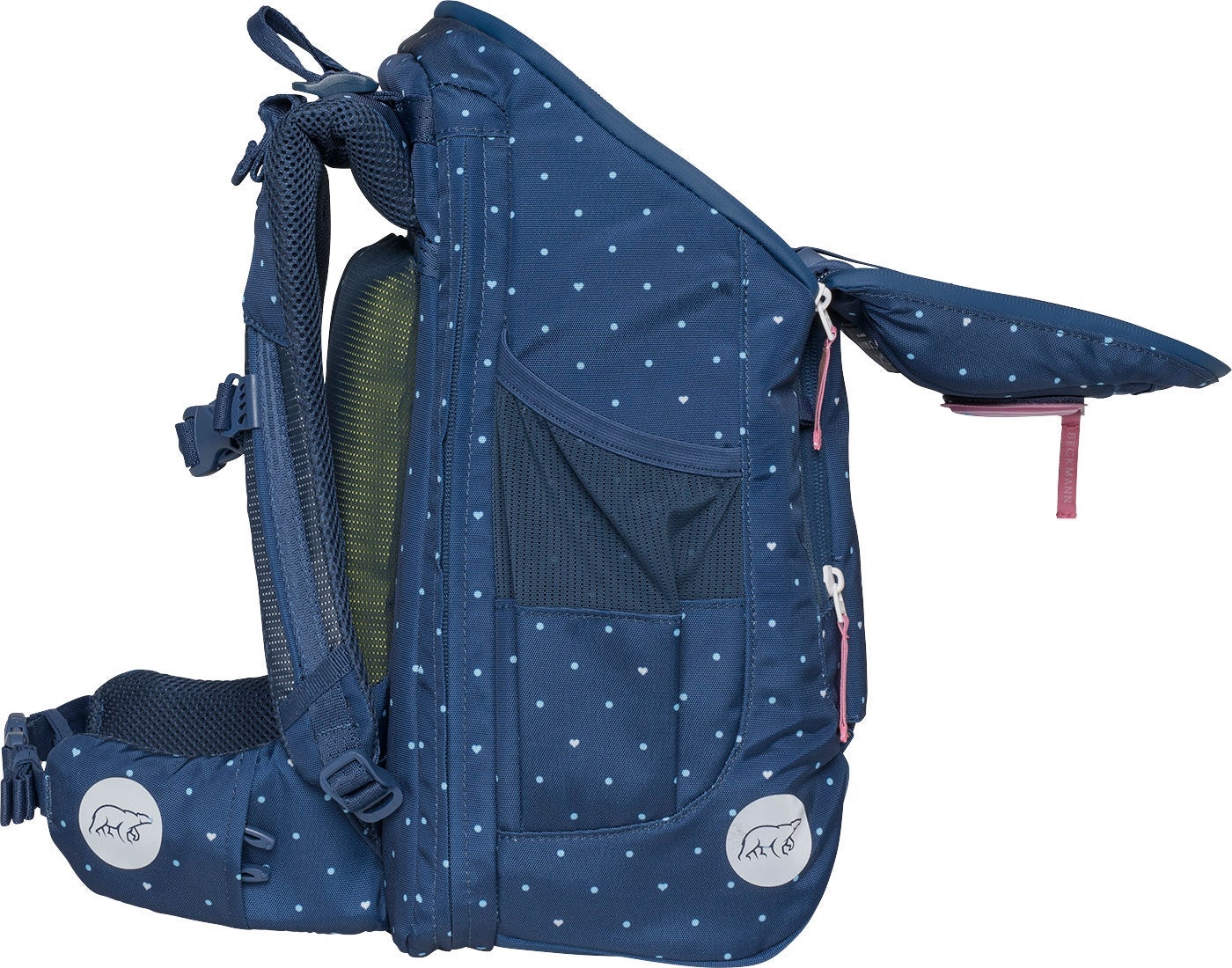 Skolesekk 1.kl Pet Friends Blue Active Air FLX