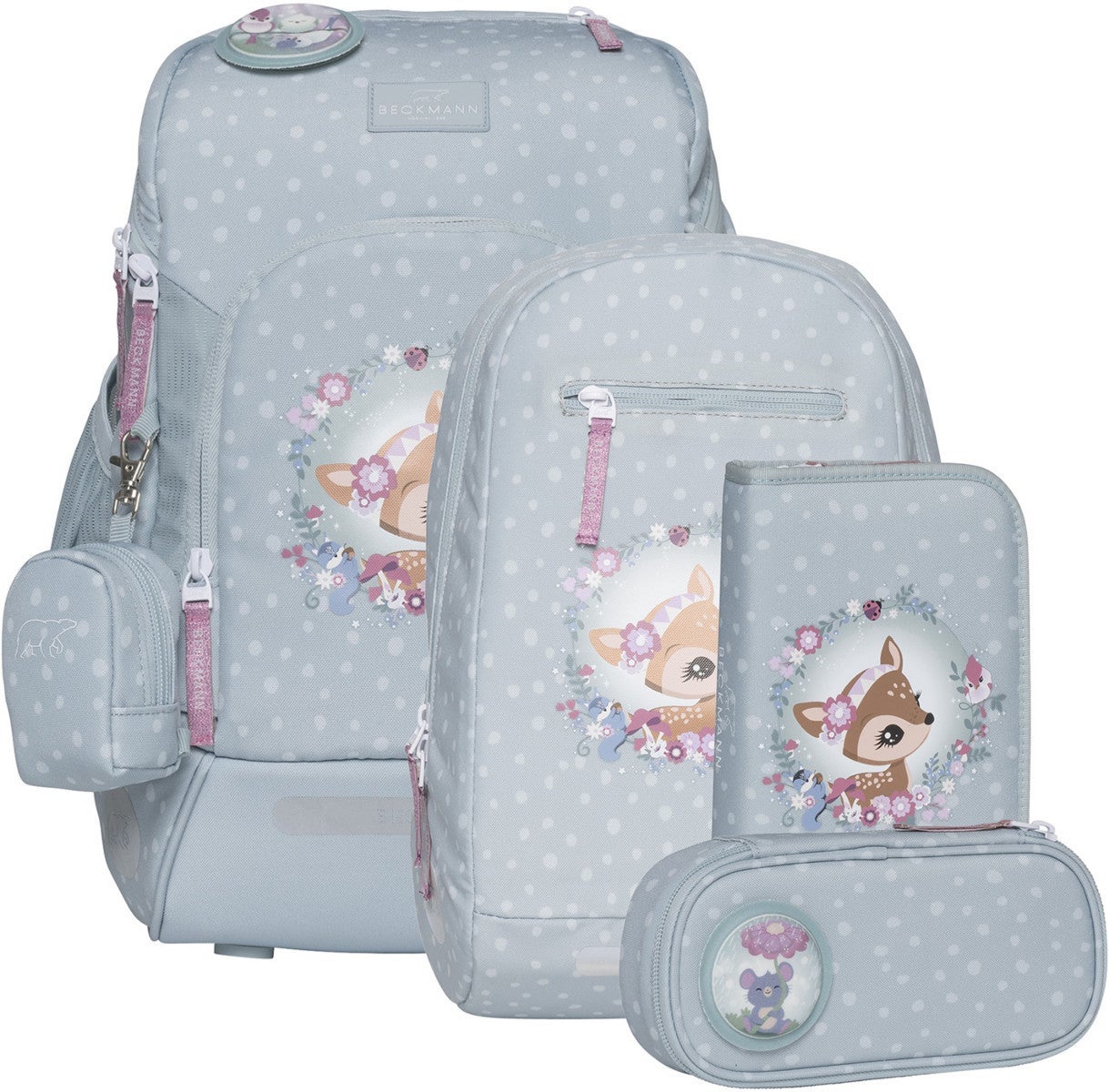 Skolesekk 1.kl Forest Deer Mint Active Air FLX