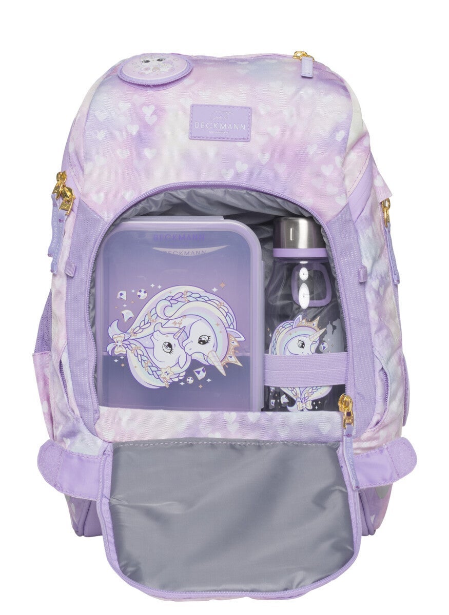 Skolesekk 1.kl Unicorn Princess Purple Active Air FLX