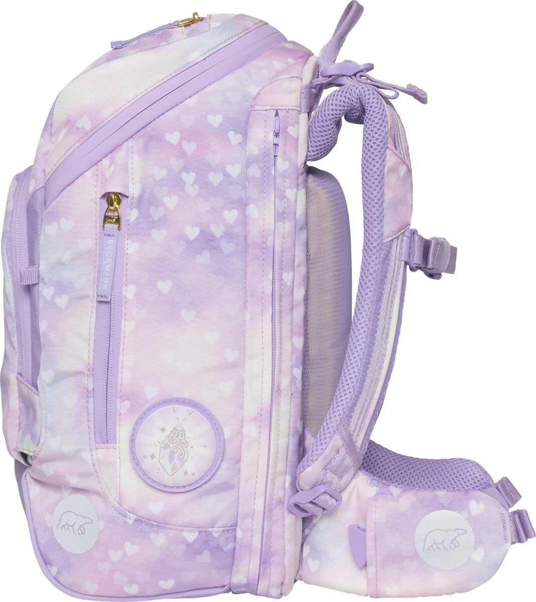 Skolesekk 1.kl Unicorn Princess Purple Active Air FLX