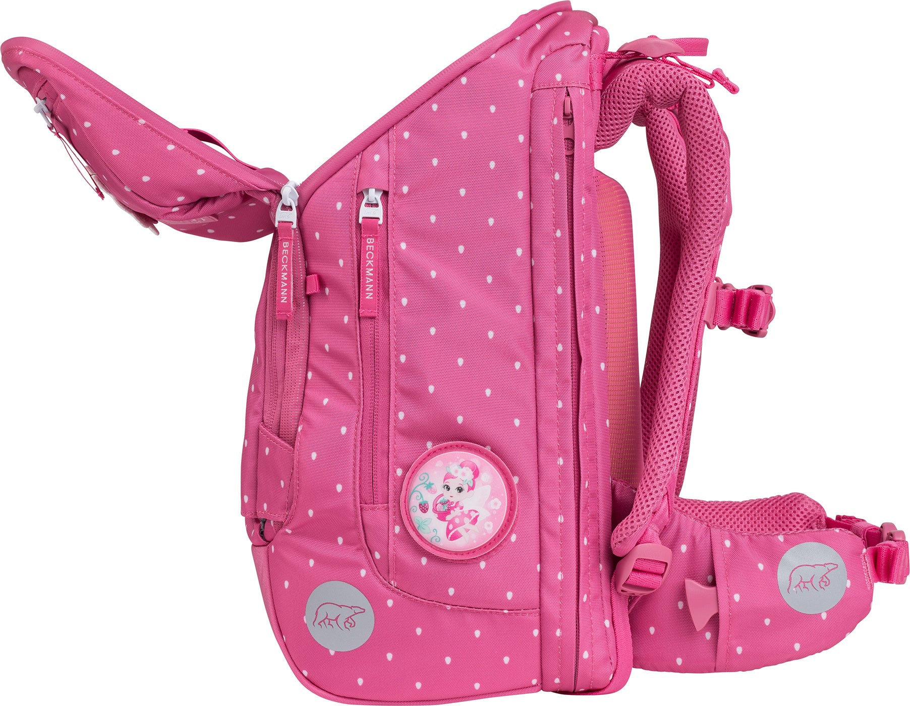 Skolesekk 1.kl Strawberry Active Air FLX