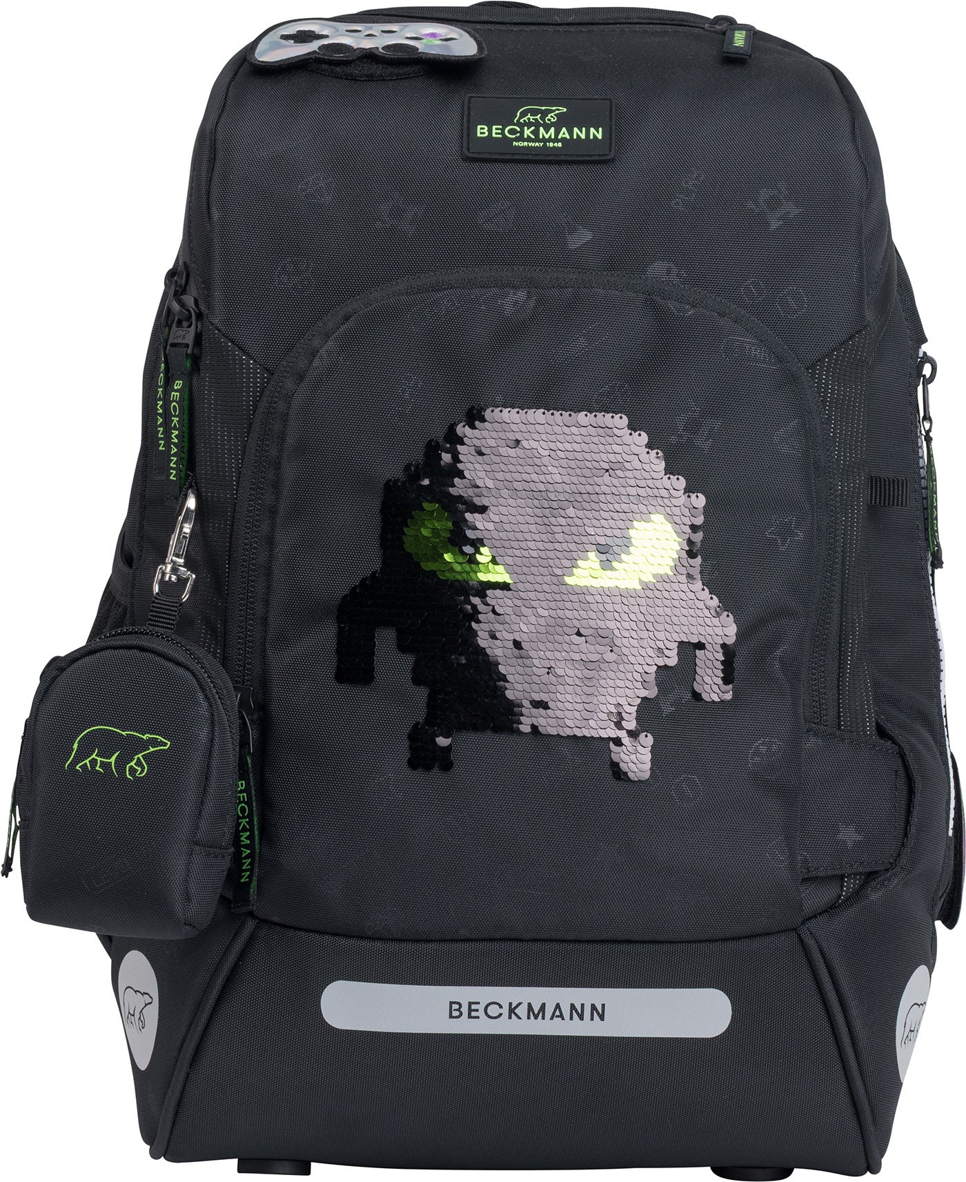 Skolesekk 1.kl Pixel Active Air FLX - Beckmann