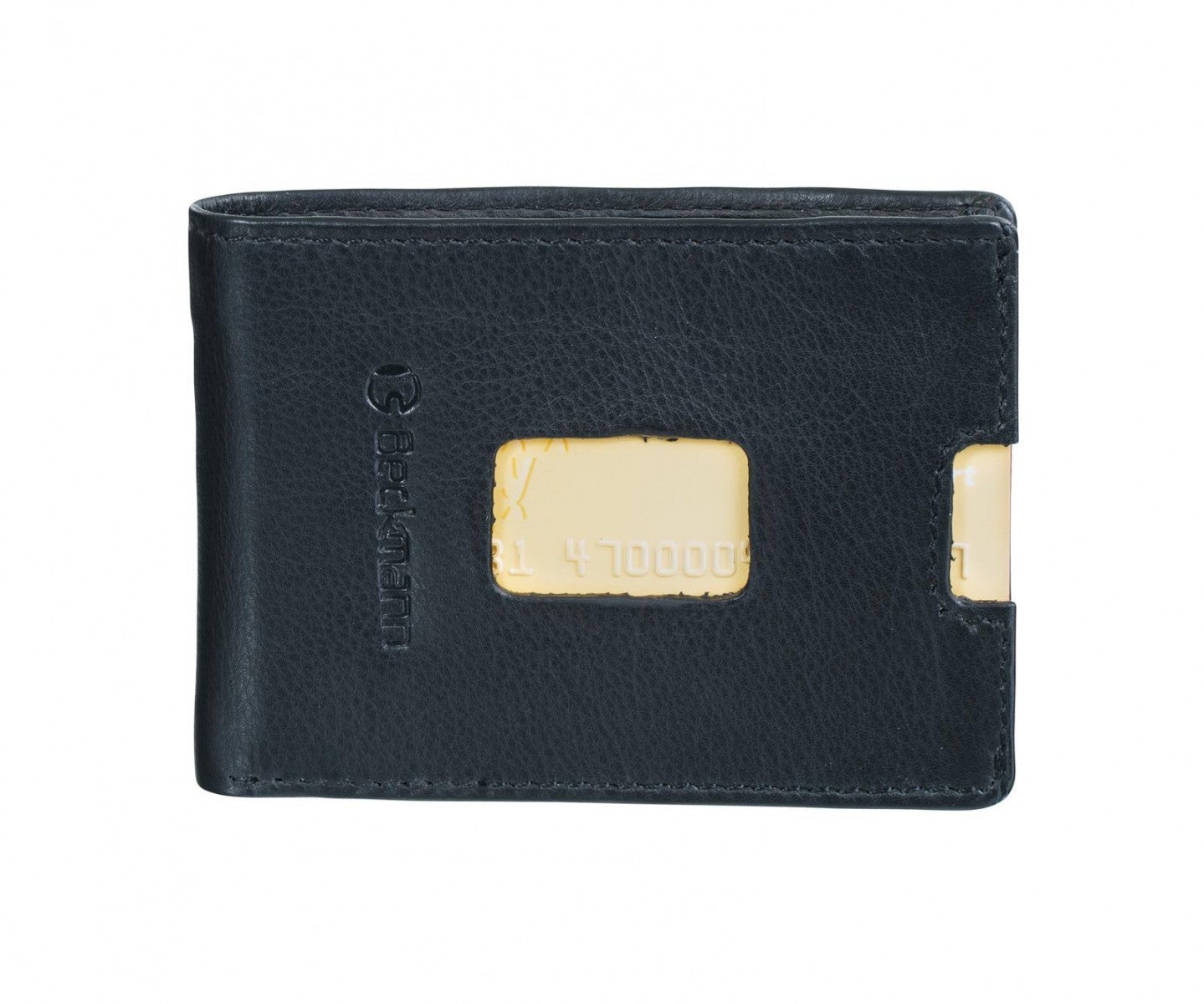 Lommebok Beckmann Sort Kortholder 1504