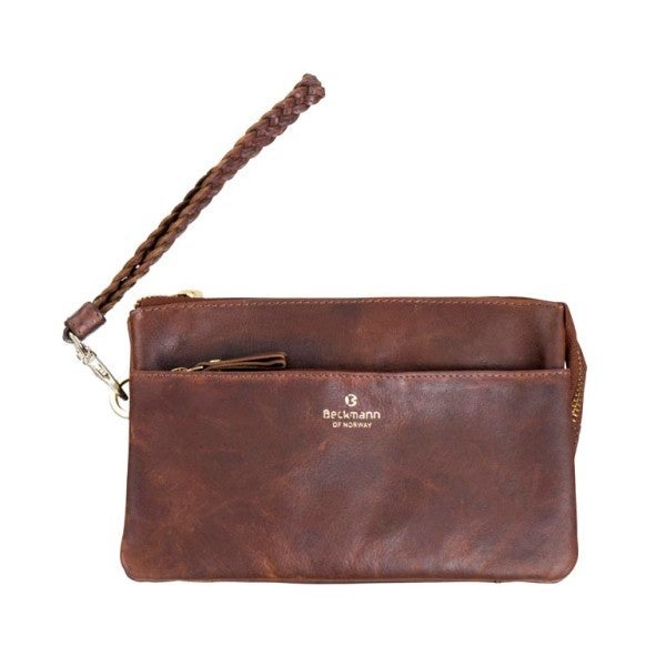 Lommebok Beckmann Cognac Stor Clutch 184