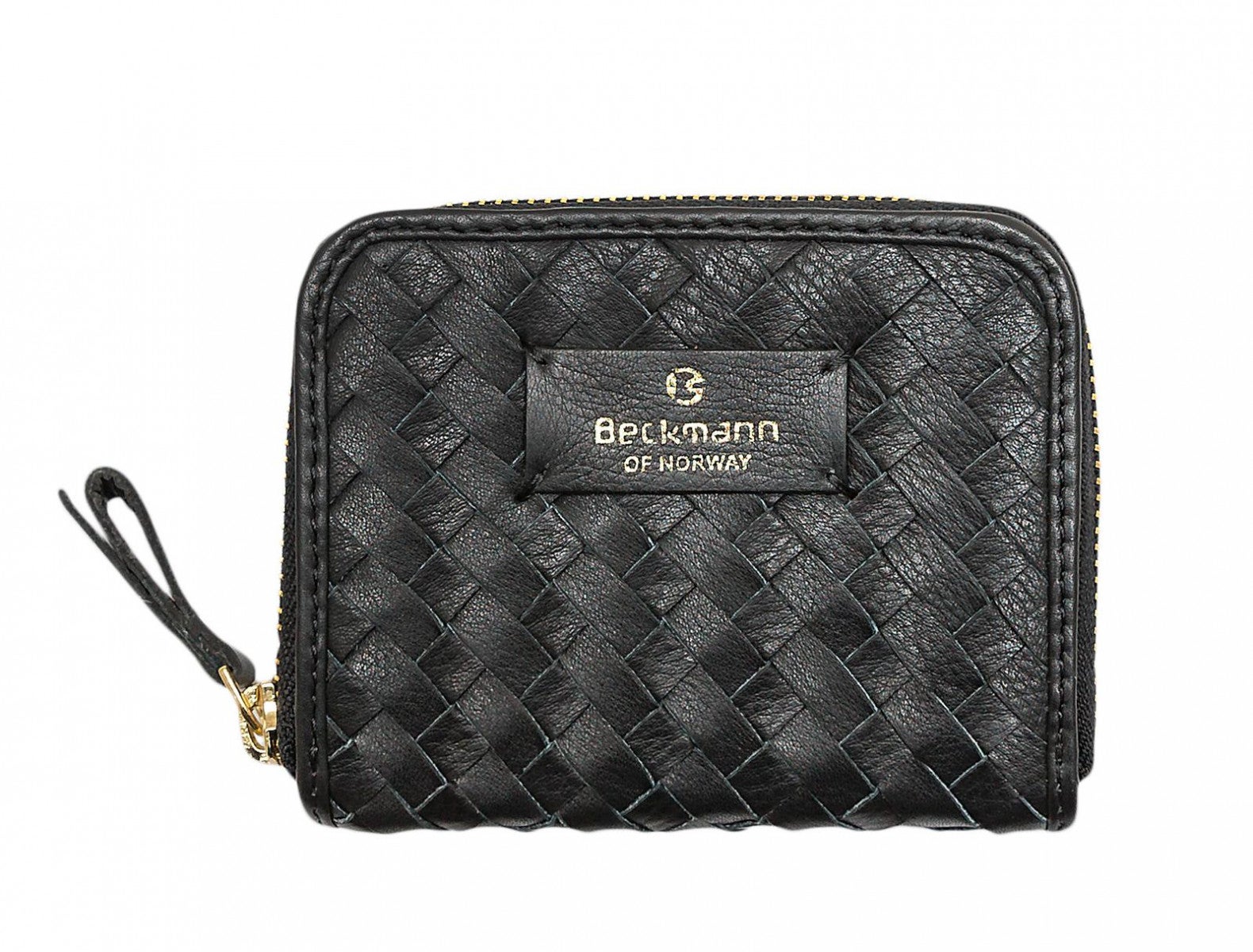Lommebok Beckmann Sort Liten Flettet 185