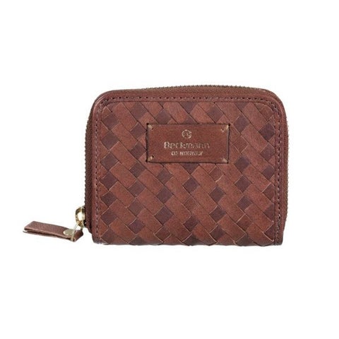 Lommebok Beckmann Cognac Liten Flettet 1
