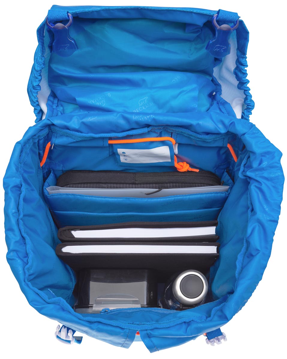 Skolesekk 2-7.kl Ultra Blue Classic 28L Beckmann