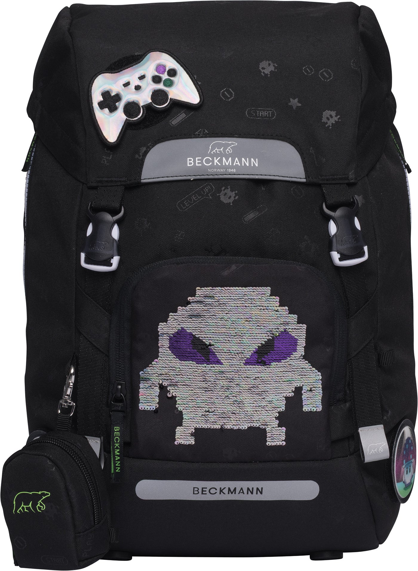 Skolesekk 1.kl Pixel Classic Maxi 28L