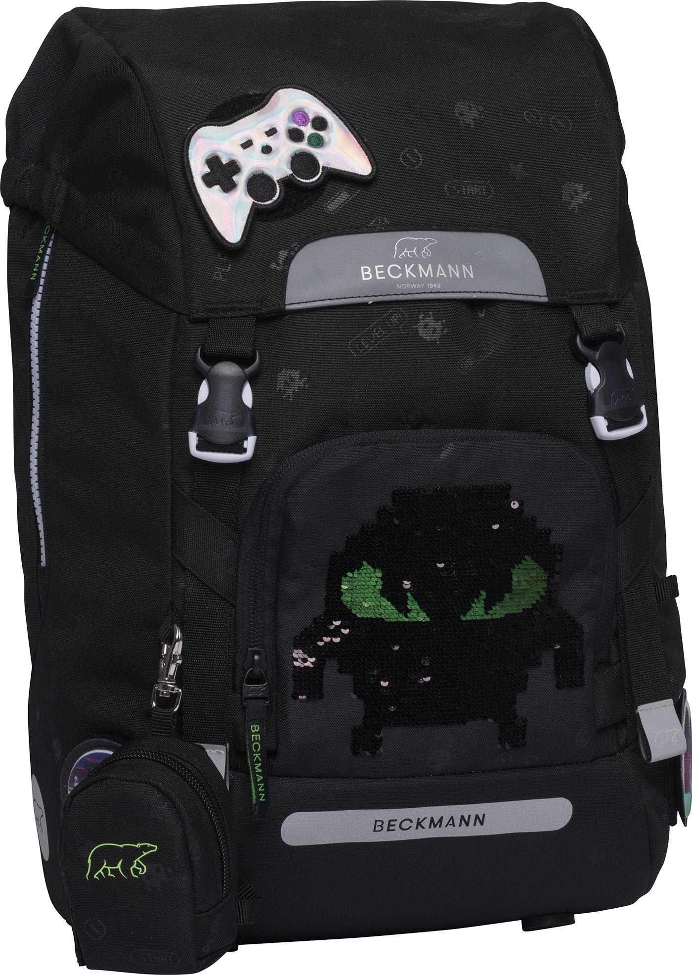 Skolesekk 1.kl Pixel Classic Maxi 28L