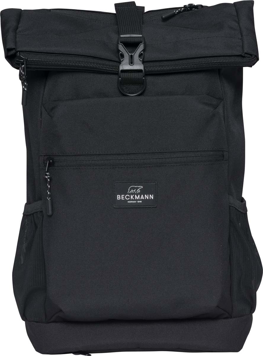 Skolesekk 2.7-kl Black Sport Light Rolltop 20L - Beckmann