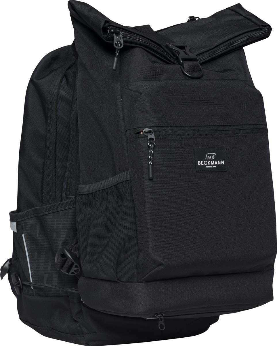 Skolesekk 2.7-kl Black Sport Light Rolltop 20L