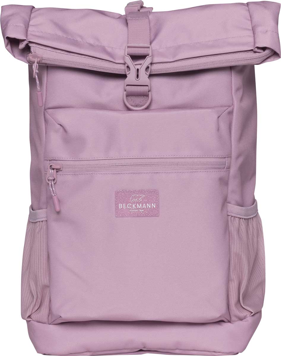 Skolesekk 2.7-kl Pink Sport Light Rolltop 20L - Beckmann