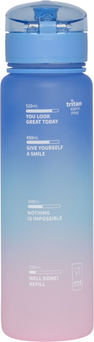 Drikkeflaske Pink Gradient 0,65L Beckmann