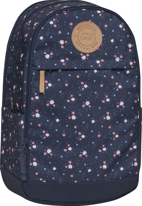 Skolesekk 2-7.kl Floral Urban midi 26L Beckmann - Beckmann