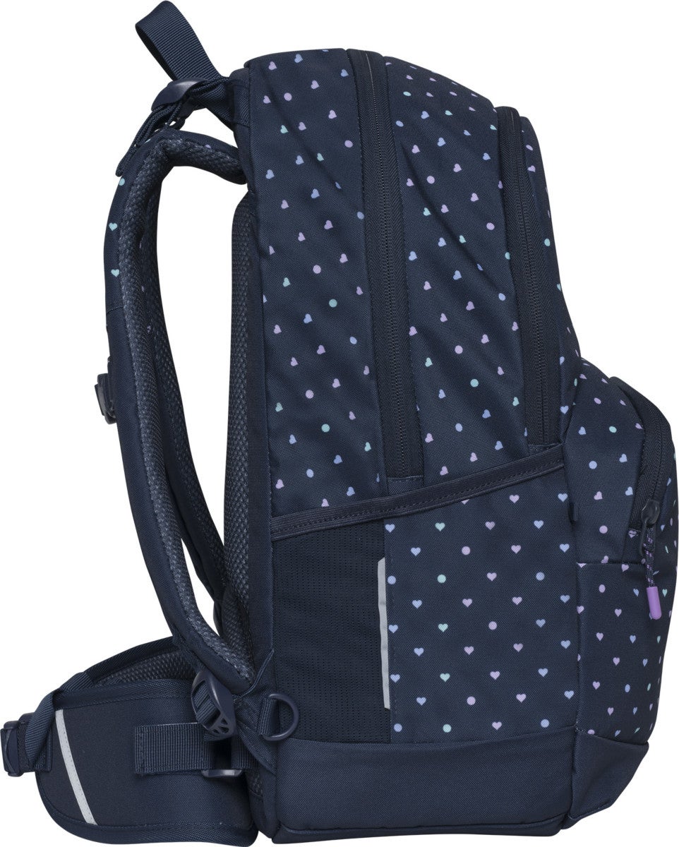 Skolesekk 2.7-kl Blue Hearts Sport Junior 30L