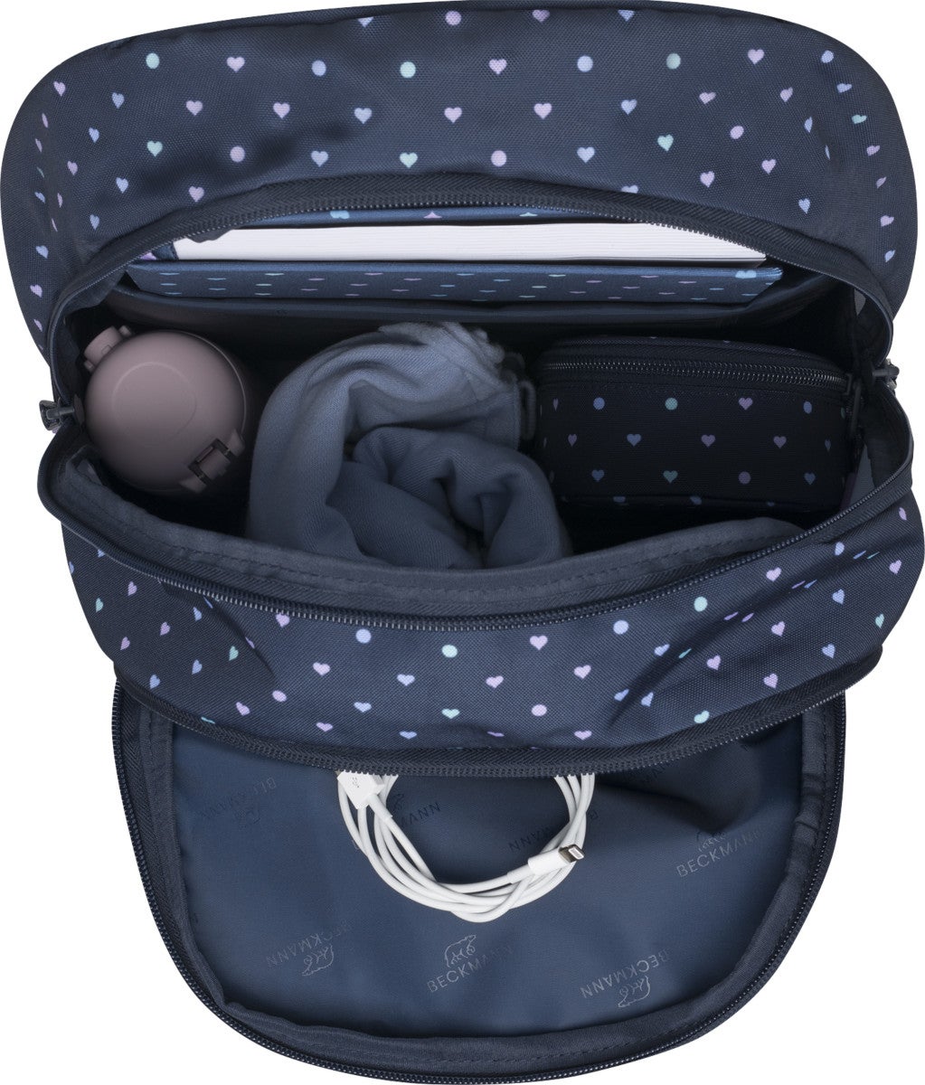 Skolesekk 2.7-kl Blue Hearts Sport Junior 30L