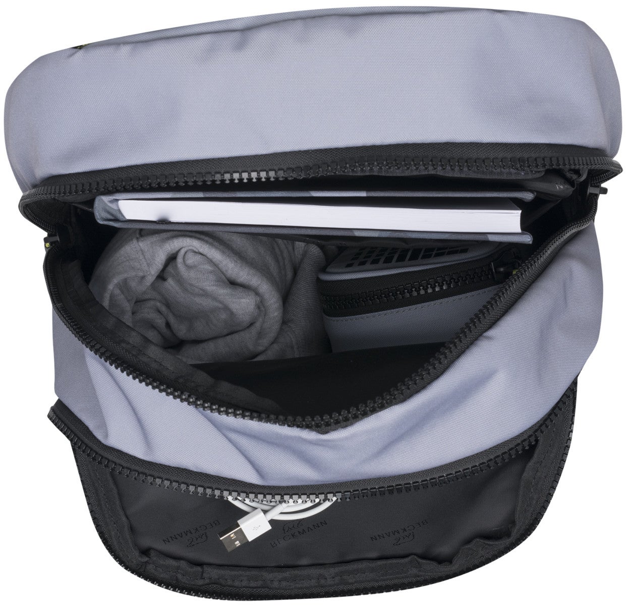Skolesekk 2.7-kl Grey Sport Junior 30L Beckmann