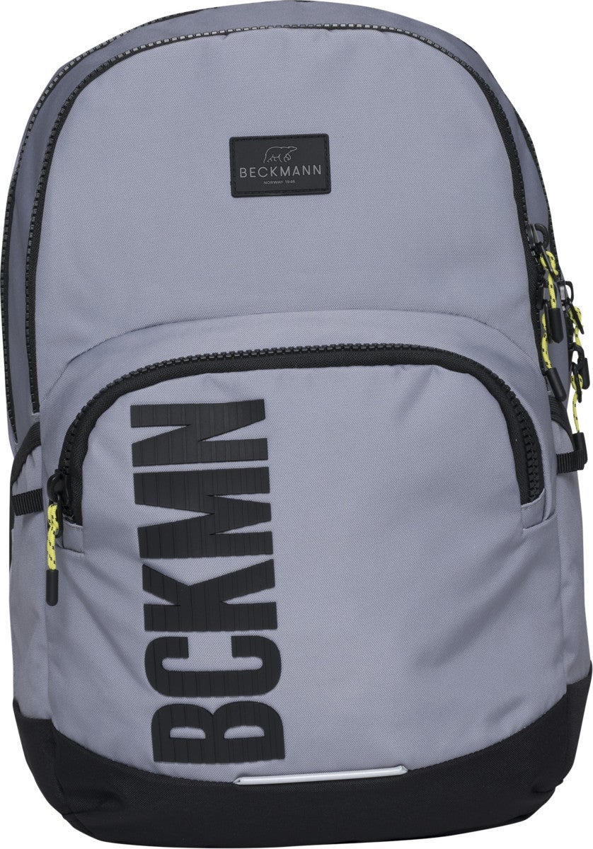Skolesekk 2.7-kl Grey Sport Junior 30L Beckmann