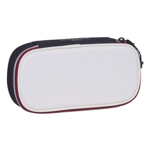 Pennal ovalt Navy White Sport Junior Beckmann